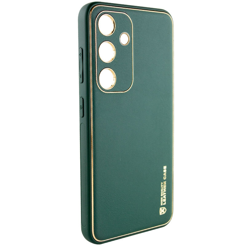 Фото Шкіряний чохол Xshield на Samsung Galaxy S24+ (Зелений / Army Green) на vchehle.ua