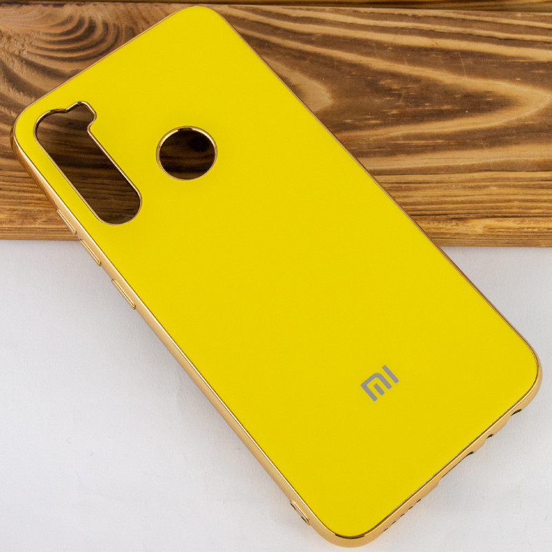 Фото TPU чохол Matte LOGO на Xiaomi Redmi Note 8 / Note 8 2021 (Жовтий / Yellow) на vchehle.ua