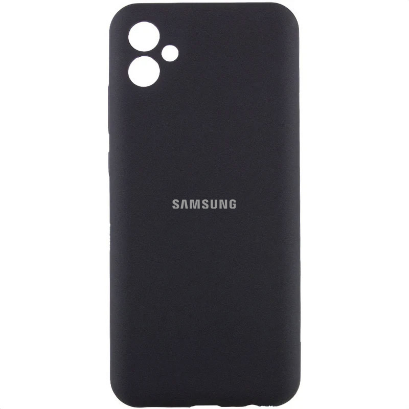 Чохол Silicone Cover Lakshmi Full Camera (AA) with logo на Samsung Galaxy A05 (Чорний / Black)