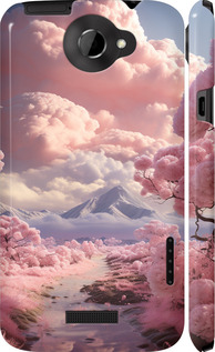 

Чехол Розовые облака для HTC One X 1645197