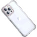Фото TPU+PC чехол ColorCam для Apple iPhone 12 Pro (6.1") (Прозрачный / Розовый) на vchehle.ua