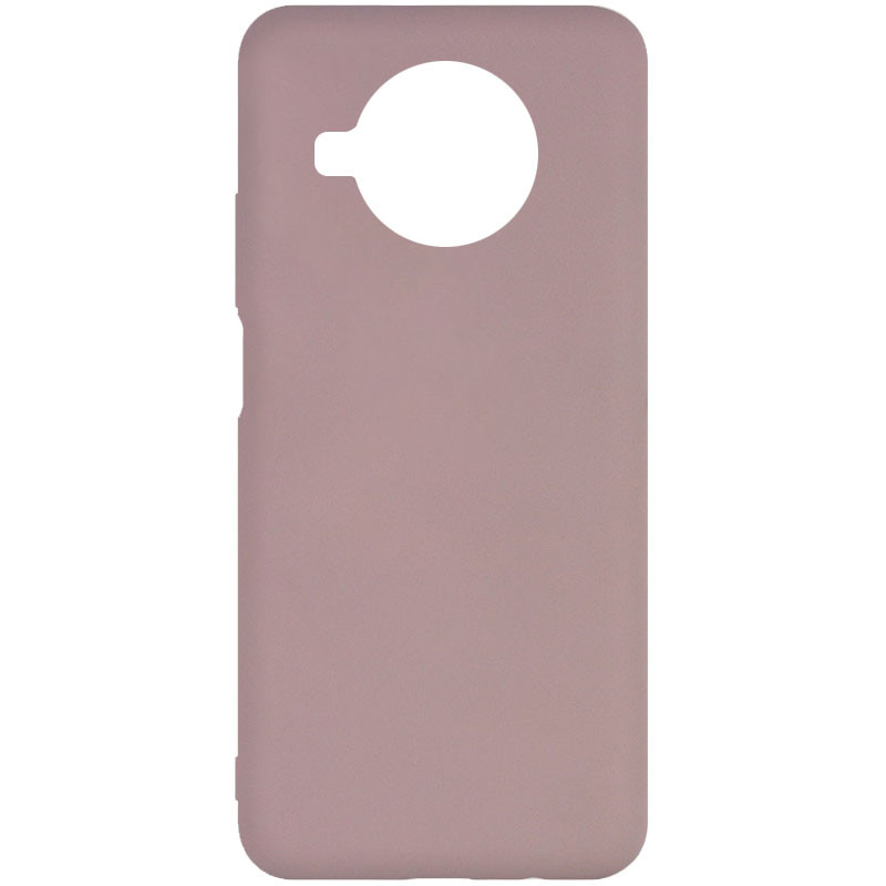 Чохол Silicone Cover Full without Logo (A) на Xiaomi Mi 10T Lite / Redmi Note 9 Pro 5G (Рожевий / Pink Sand)