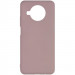 Чохол Silicone Cover Full without Logo (A) на Xiaomi Mi 10T Lite / Redmi Note 9 Pro 5G (Рожевий / Pink Sand)