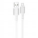 Дата кабель Hoco X85 Strength USB to MicroUSB (1m) (White)