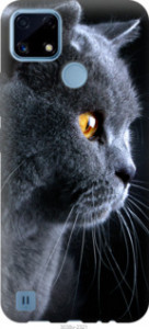 Чехол Красивый кот для Realme C21