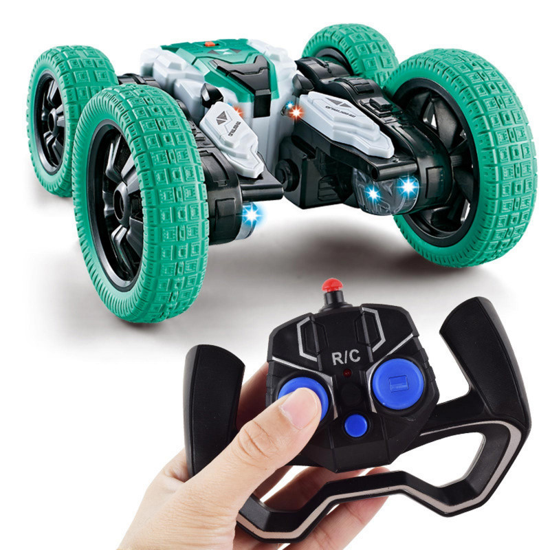 Замовити Машинка на радіокеруванні SHT DW02A Trick and Flip RC Car 2.4G (Green) на vchehle.ua