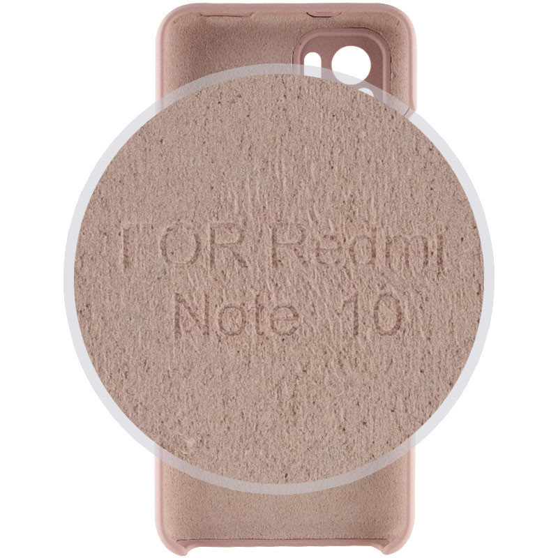Фото Чохол Silicone Cover Full Camera (AAA) на Xiaomi Redmi Note 10 / Note 10s (Рожевий / Pink Sand) в маназині vchehle.ua