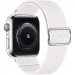 Ремешок тканевый с затяжкой для Apple Watch 38/40/41/42mm (White)