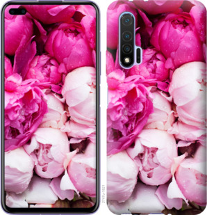 Чехол Розовые пионы для Huawei Nova 6