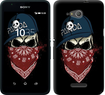 

Чехол Череп в кепке для Sony Xperia E4g 358703