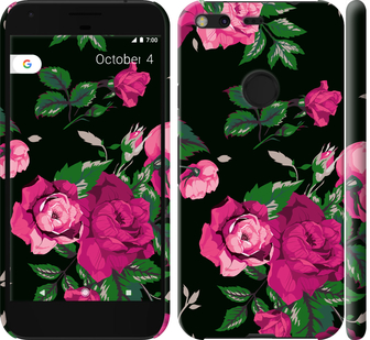 

Чохол Троянди на чорному тлі на Google Pixel XL 547229