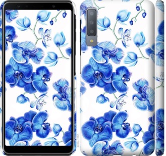 

Чехол Голубые орхидеи для Samsung Galaxy A7 (2018) A750F 724869