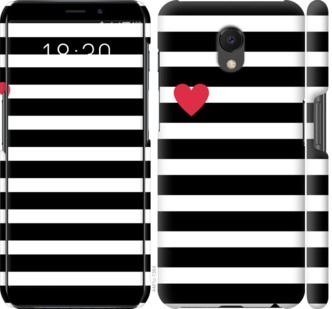 

Чохол Чорно-білі смуги на Meizu M6s 751952