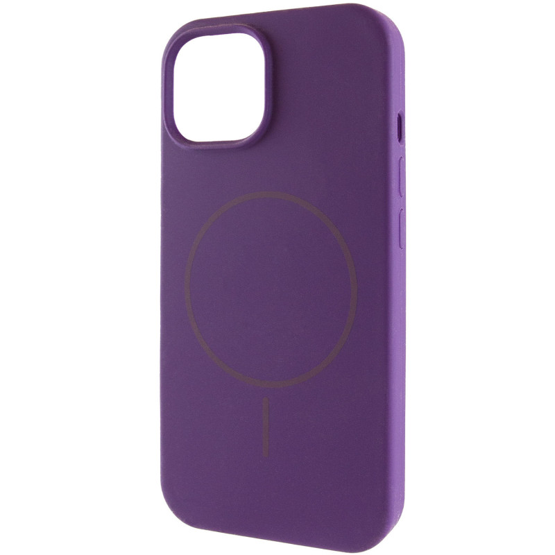 Чохол Silicone Case Full Protective (AA) NO LOGO with Magnetic Safe на Apple iPhone 15 Plus (6.7") (Фіолетовий / Amethyst)