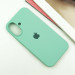 Фото Чехол Silicone Case Full Protective (AA) для Apple iPhone 16 (6.1") (Бирюзовый / Turquoise) на vchehle.ua