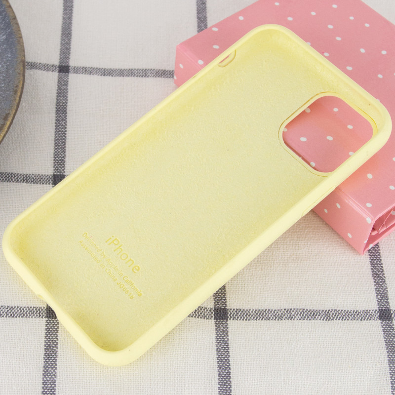 Фото Чехол Silicone Case Full Protective (AA) для Apple iPhone 11 Pro Max (6.5") (Желтый / Mellow Yellow) в магазине vchehle.ua