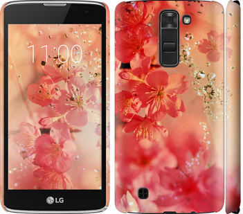 

Чехол Розовые цветы для LG K7 324187