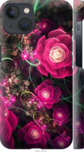 Чехол Абстрактные цветы 3 для iPhone 13