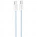 Дата кабель Hoco X104 Source 60W Type-C to Type-C (1m) (Blue)