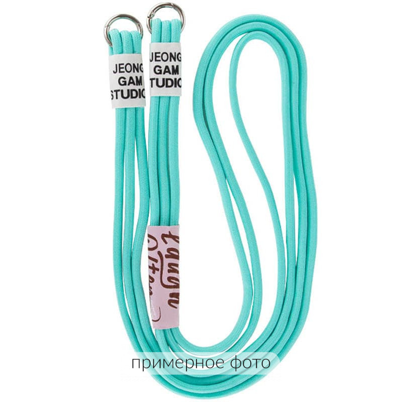 Чохол Cord case Ukrainian style c довгим кольоровим ремінцем на Apple iPhone X / XS (5.8") (Бірюзовий / Marine Green) в магазині vchehle.ua