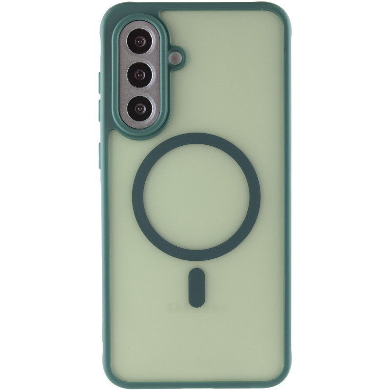 Фото Чохол TPU Bloom with Magnetic Safe на Samsung Galaxy A35 (Green) на vchehle.ua