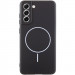 Чехол Silicone Cover Lakshmi Full Camera (AA) with MagFit для Samsung Galaxy S21 FE (Черный / Black)