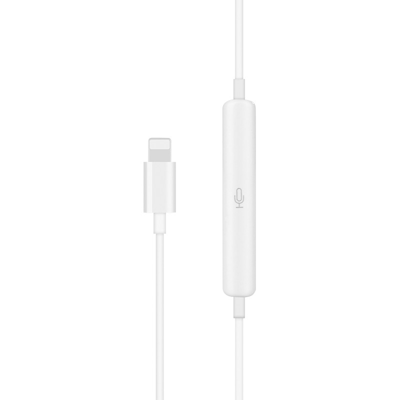Уценка Наушники HOCO L7 Plus Lightning (Поврежденная упаковка / Белый) в магазине vchehle.ua