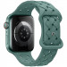 Фото Ремінець Hoco WA16 Flexible series Apple watch (42/44/45/49mm) (Pine green) на vchehle.ua