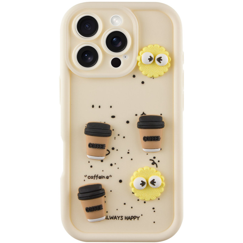 Чехол TPU Toys Case для Apple iPhone 16 Pro Max (6.9") (Sand / Always Happy)