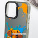 Купить TPU+PC чехол TakiTaki Graffiti magic glow для Samsung Galaxy S21 Ultra (Sausage dog / Black) на vchehle.ua