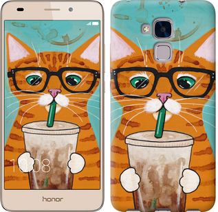 

Чохол Зеленоокий кіт в окулярах для Huawei Honor 5C 625424