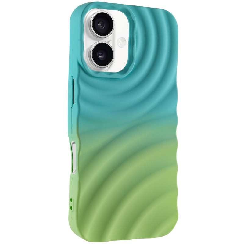 Чехол TPU ColorWave для Apple iPhone 16 (6.1") (Marine Green / Mint)