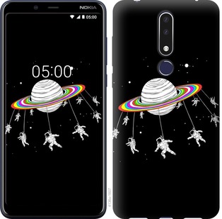

Чехол Лунная карусель для Nokia 3.1 Plus 688946