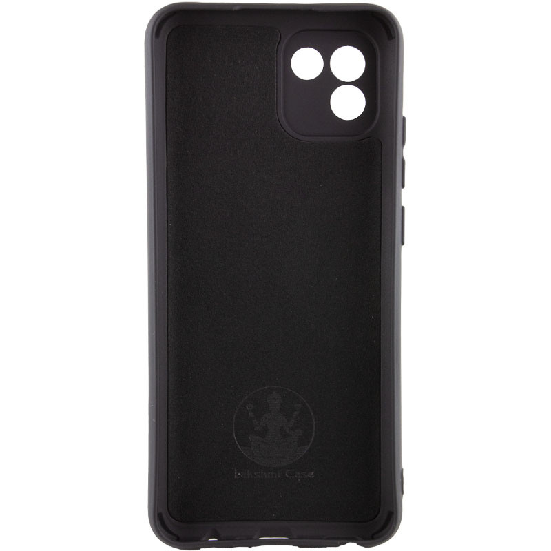 Фото Чехол Silicone Cover Lakshmi Full Camera (A) для Samsung Galaxy A03 (Черный / Black) на vchehle.ua