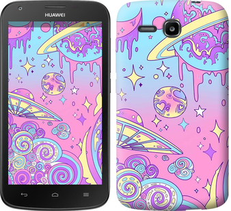 

Чехол Розовая галактика для Huawei Ascend Y600 633592