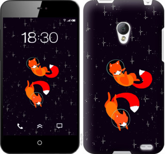 

Чехол Лисички в космосе для Meizu MX2 870294