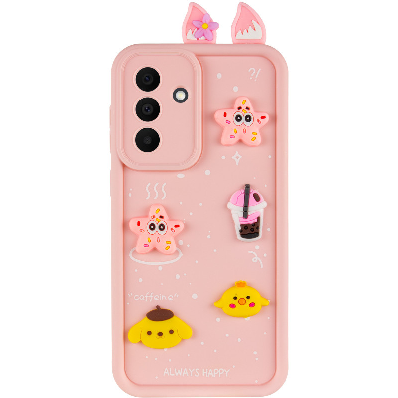 Фото Чохол TPU Toys Case with Ears на Samsung Galaxy A36 5G (Light Pink) на vchehle.ua