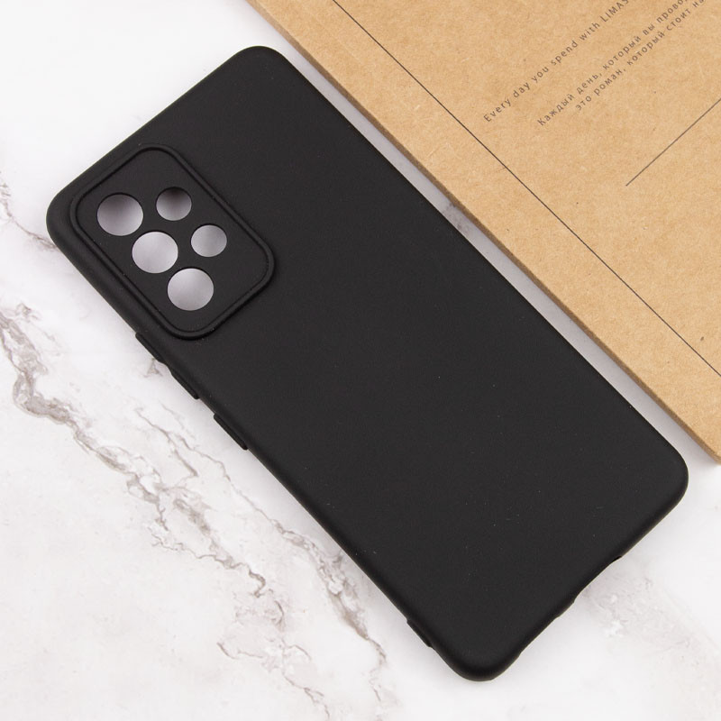 Чехол Silicone Cover Lakshmi Full Camera (AA) для Samsung Galaxy A13 4G (Черный / Black) в магазине vchehle.ua