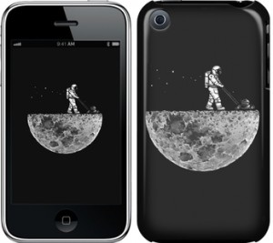 Чохол Moon in dark на iPhone 3Gs
