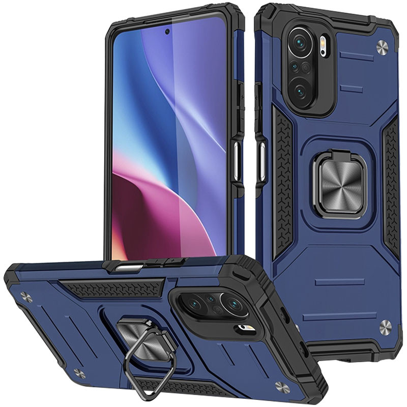 

Ударостійкий чохол Union Ring for Magnet для Xiaomi Redmi Note 10 (Синій) 1126960