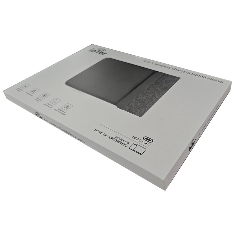 Купить Подставка-чехол для ноутбука STAND JD-S97 с БЗУ 4in1 15W (13-14'') (Black) на vchehle.ua