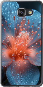 Чехол Роса на цветке для Samsung Galaxy A7 (2016) A710F