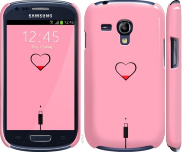 

Чехол Подзарядка сердца1 для Samsung Galaxy S3 mini 729977
