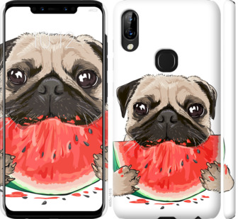 

Чохол Мопс і кавун на Lenovo S5 Pro 843579
