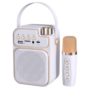 Bluetooth колонка JEQANG JB-718 Mini BT+KTV с микрофоном