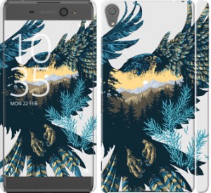 Чехол Арт-орел на фоне природы для Sony Xperia XA