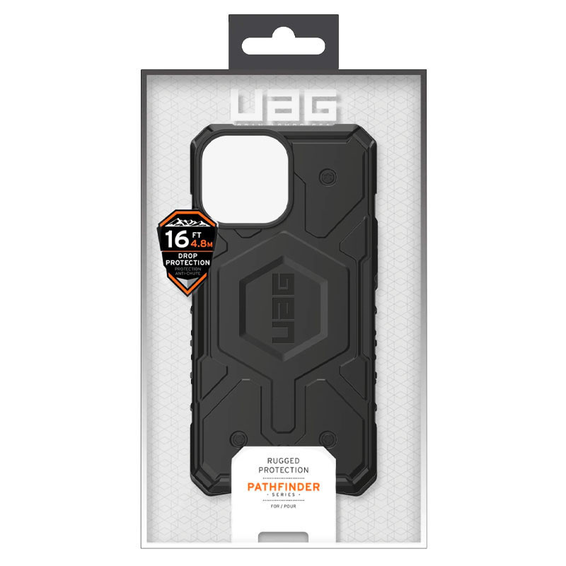 Заказать Ударопрочный чехол UAG Pathfinder with MagSafe для Apple iPhone 14 Pro (6.1") (Черный) на vchehle.ua