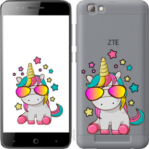 

Чехол Единорог в очках для ZTE A610 912038