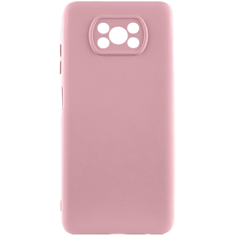 Чехол Silicone Cover Lakshmi Full Camera (AA) для Xiaomi Poco X3 NFC / Poco X3 Pro (Розовый / Pink Sand)