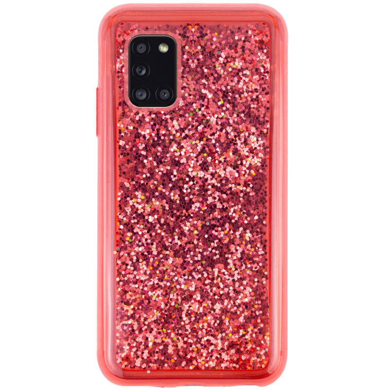 

TPU+PC чехол Sparkle (glitter) для Samsung Galaxy A31 (Красный) 911149